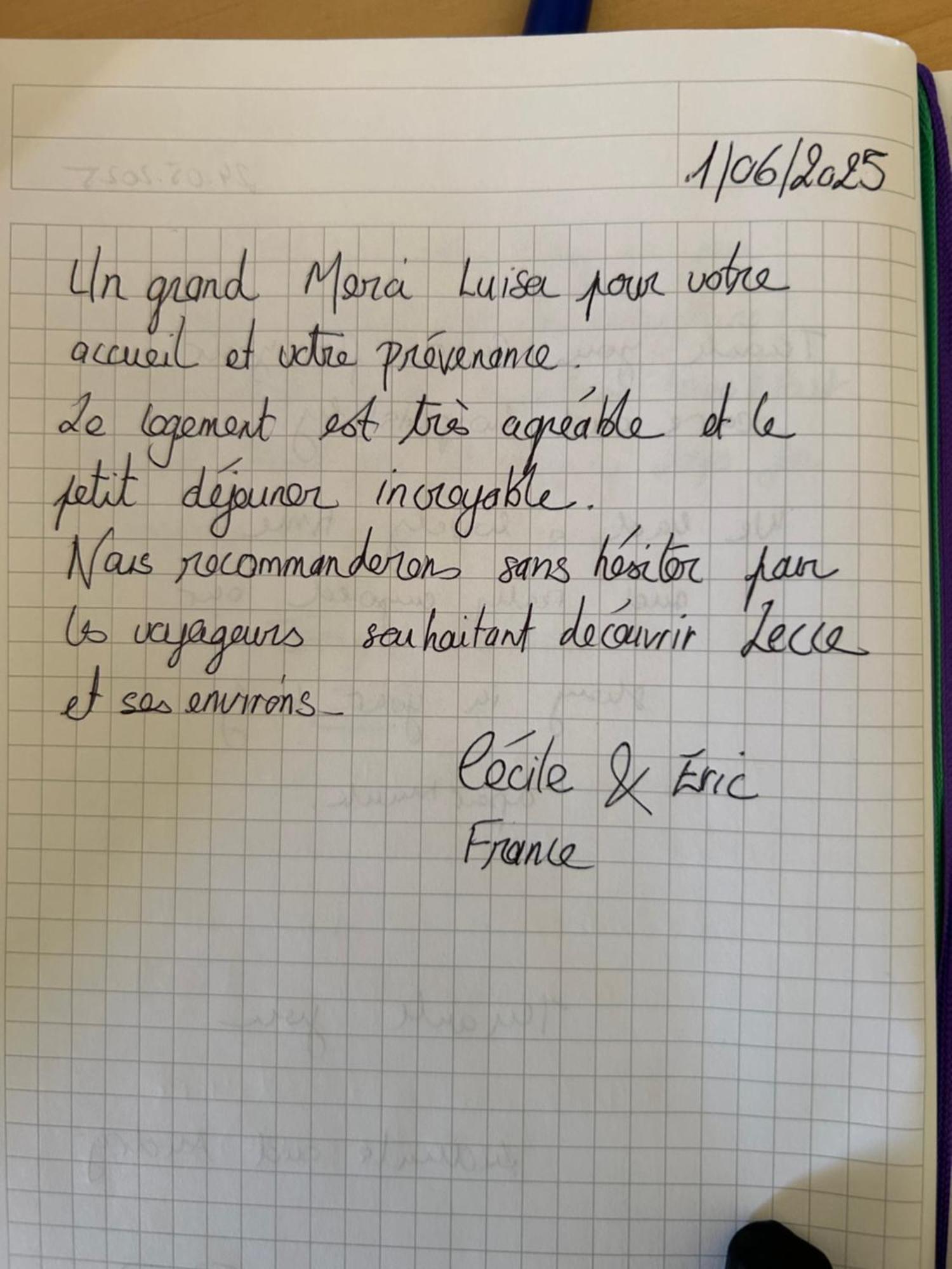 Eufonia Bed & Breakfast Lecce Eksteriør bilde